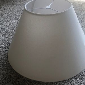 Target lampshade- white linen